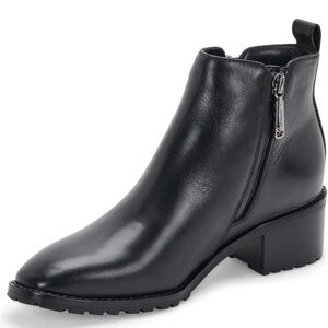 Blondo Black Leather Samara ankle waterproof boots